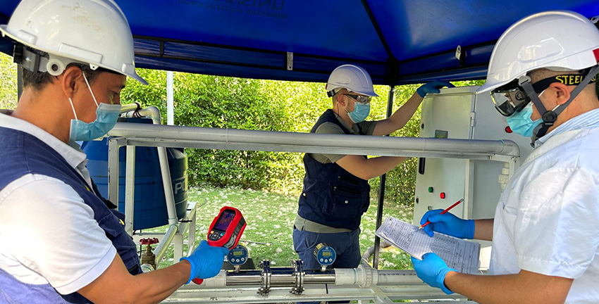 UNISANGIL y USTA se unen para fortalecer investigación científica en desinfección de aguas residuales en el río Fonce