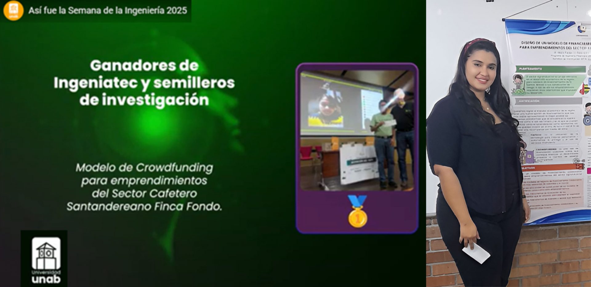 El proyecto titulado “Modelo de Crowfunding para emprendimientos del sector cafetero Santandereano – FINCA FONDO”, fue reconocida por los evaluadores como un proyecto innovador
