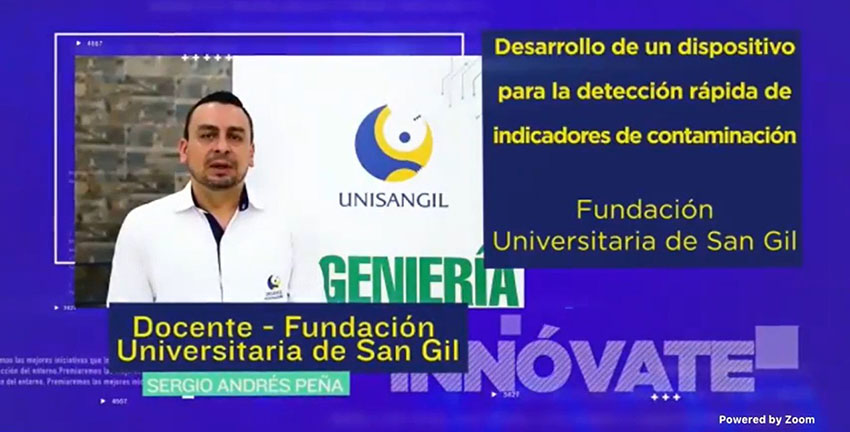 La Facultad de Ciencias Naturales e Ingeniería de UNISANGIL, ganó primer puesto en el concurso Innóvate 2020