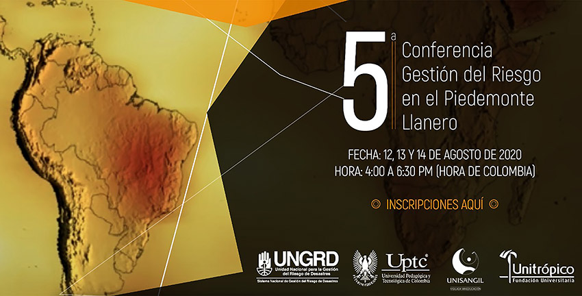 UNISANGIL participa en la 5ta Conferencia de Gestión del Riesgo en el Piedemonte Llanero