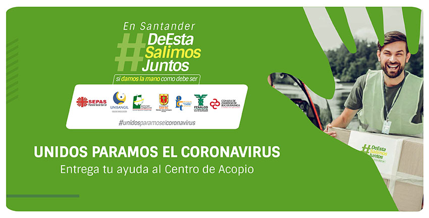 UNISANGIL se une a la campaña #DeEstaSalimosJuntos e invita a apoyar a quienes más lo necesitan
